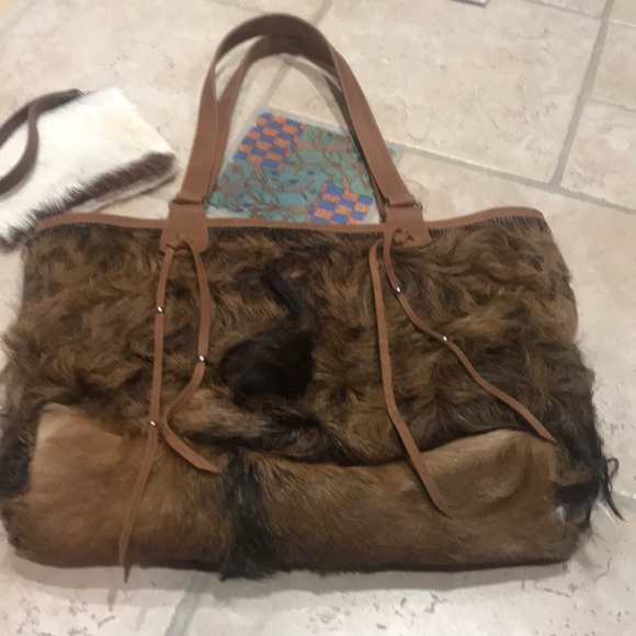 Miow- Custom Calf Hair Bag- New - Picture 3 of 10